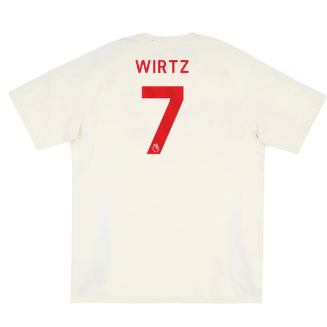 2025-2026 Liverpool Training Tee (White) (Wirtz 7)