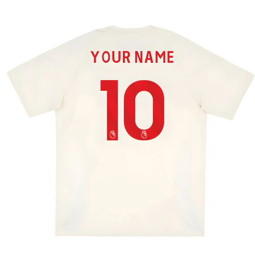 2025-2026 Liverpool Training Tee (White) (Your Name)
