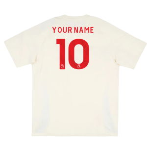 2025-2026 Liverpool Training Tee (White) (Your Name)