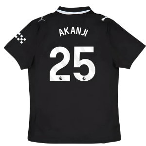 2025-2026 Man City Authentic Away Shirt (Akanji 25)