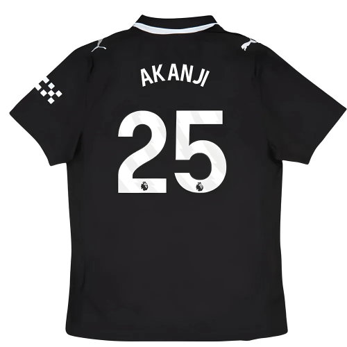 2025-2026 Man City Authentic Away Shirt (Akanji 25)