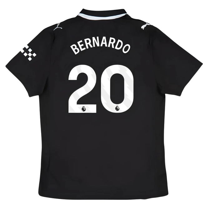 2025-2026 Man City Authentic Away Shirt (Bernardo 20)