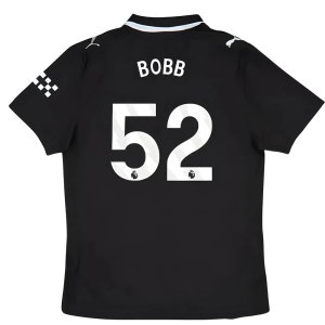 2025-2026 Man City Authentic Away Shirt (Bobb 52)