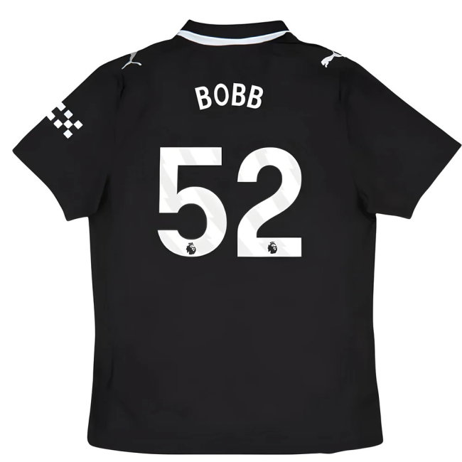 2025-2026 Man City Authentic Away Shirt (Bobb 52)