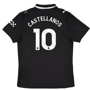 2025-2026 Man City Authentic Away Shirt (Castellanos 10)
