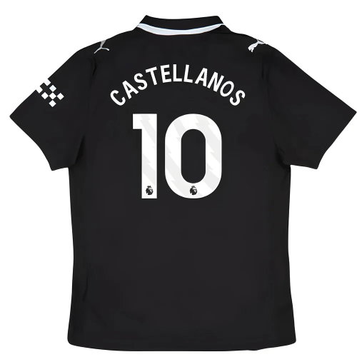 2025-2026 Man City Authentic Away Shirt (Castellanos 10)