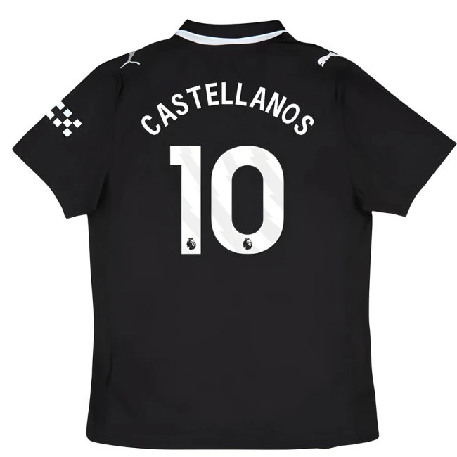 2025-2026 Man City Authentic Away Shirt (Castellanos 10)