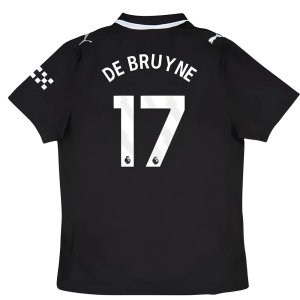 2025-2026 Man City Authentic Away Shirt (De Bruyne 17)