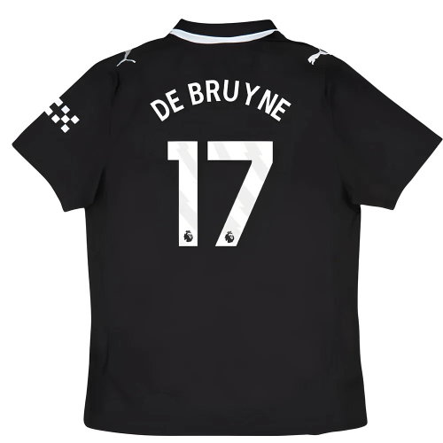 2025-2026 Man City Authentic Away Shirt (De Bruyne 17)