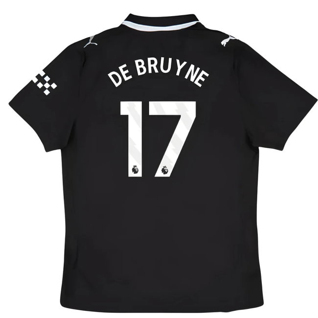 2025-2026 Man City Authentic Away Shirt (De Bruyne 17)