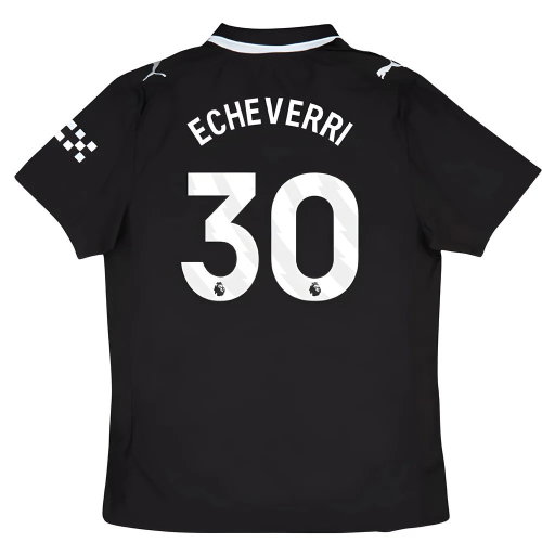 2025-2026 Man City Authentic Away Shirt (Echeverri 30)