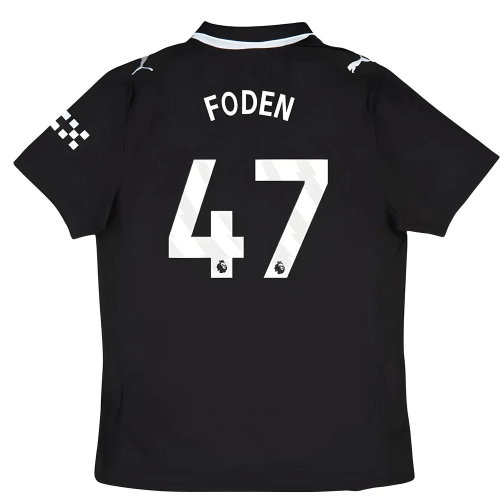 2025-2026 Man City Authentic Away Shirt (Foden 47)
