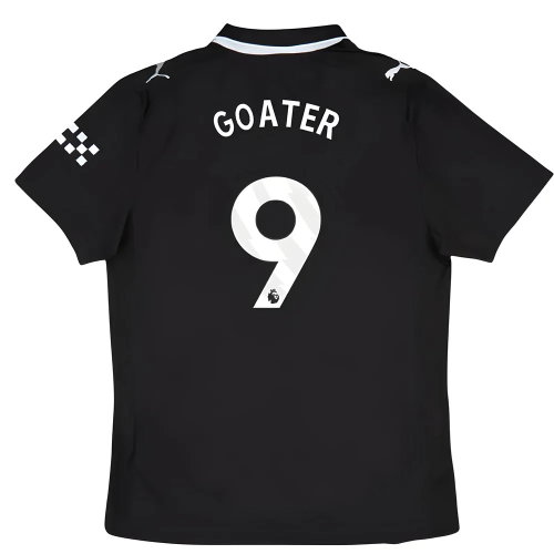 2025-2026 Man City Authentic Away Shirt (Goater 9)