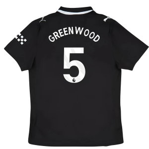 2025-2026 Man City Authentic Away Shirt (Greenwood 5)