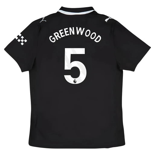 2025-2026 Man City Authentic Away Shirt (Greenwood 5)