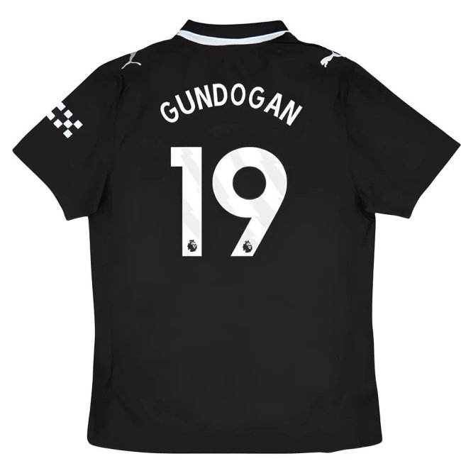2025-2026 Man City Authentic Away Shirt (Gundogan 19)