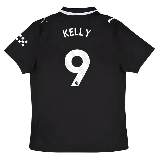 2025-2026 Man City Authentic Away Shirt (Kelly 9)