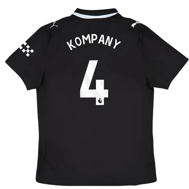 2025-2026 Man City Authentic Away Shirt (Kompany 4)