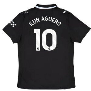 2025-2026 Man City Authentic Away Shirt (Kun Aguero 10)