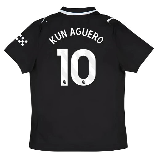 2025-2026 Man City Authentic Away Shirt (Kun Aguero 10)