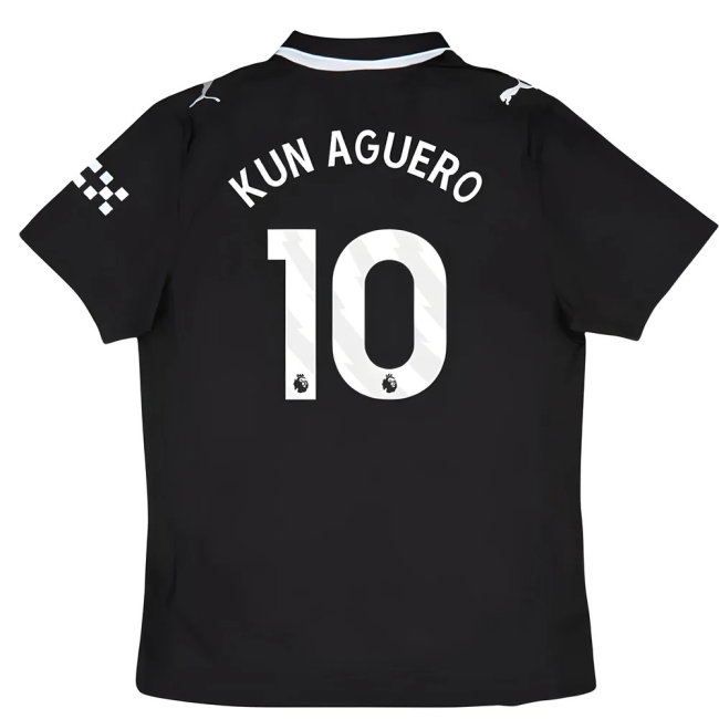 2025-2026 Man City Authentic Away Shirt (Kun Aguero 10)