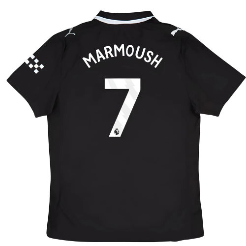 2025-2026 Man City Authentic Away Shirt (Marmoush 7)