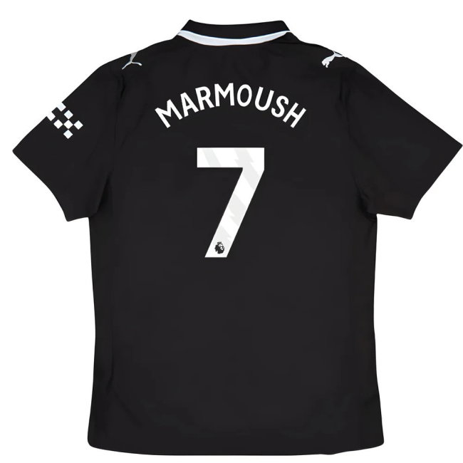 2025-2026 Man City Authentic Away Shirt (Marmoush 7)
