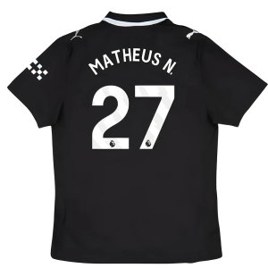 2025-2026 Man City Authentic Away Shirt (Matheus N. 27)