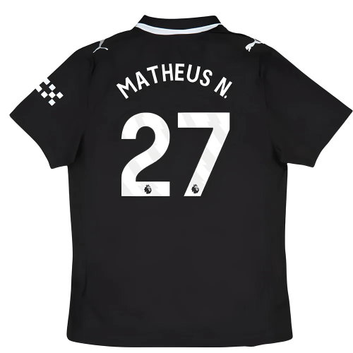 2025-2026 Man City Authentic Away Shirt (Matheus N. 27)