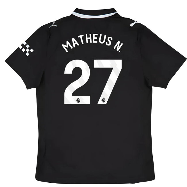 2025-2026 Man City Authentic Away Shirt (Matheus N. 27)