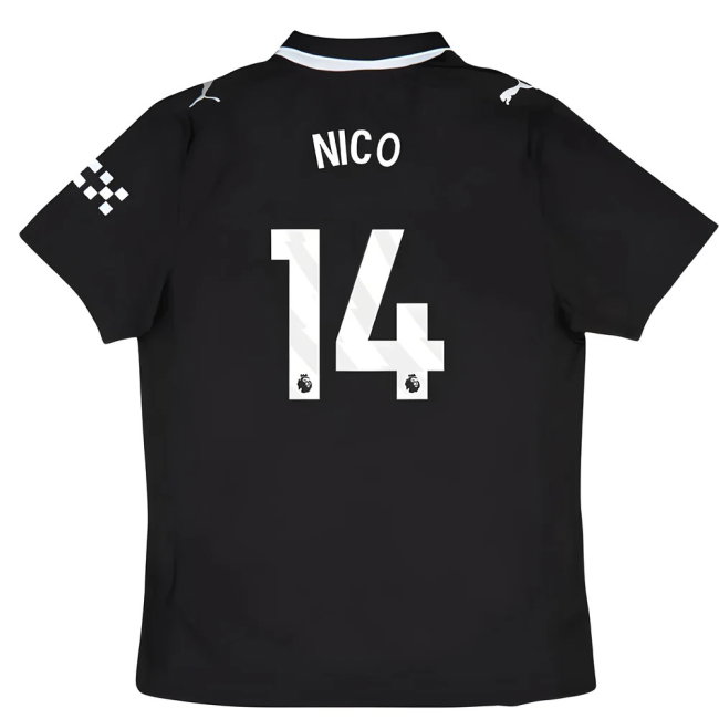 2025-2026 Man City Authentic Away Shirt (Nico 14)