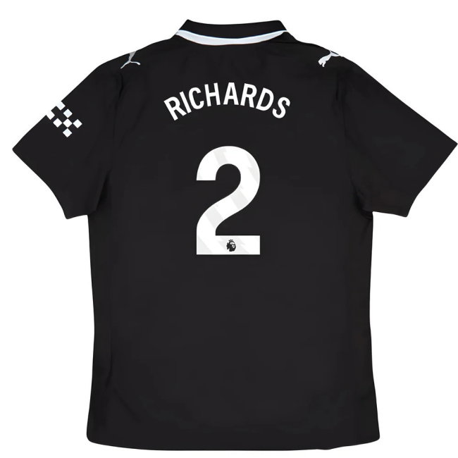 2025-2026 Man City Authentic Away Shirt (Richards 2)