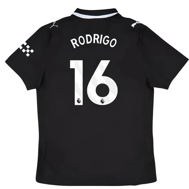 2025-2026 Man City Authentic Away Shirt (Rodrigo 16)