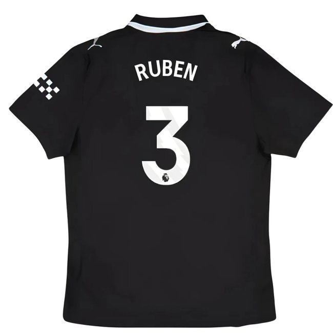 2025-2026 Man City Authentic Away Shirt (Ruben 3)