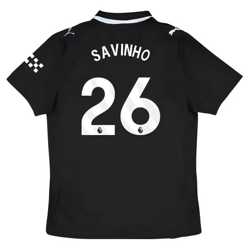 2025-2026 Man City Authentic Away Shirt (Savinho 26)