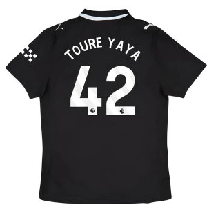 2025-2026 Man City Authentic Away Shirt (Toure Yaya 42)