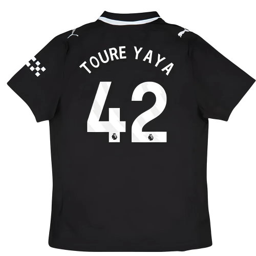 2025-2026 Man City Authentic Away Shirt (Toure Yaya 42)