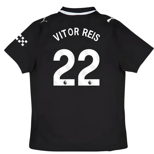 2025-2026 Man City Authentic Away Shirt (Vitor Reis 22)