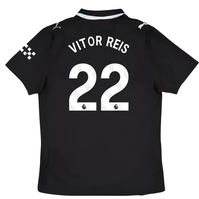 2025-2026 Man City Authentic Away Shirt (Vitor Reis 22)