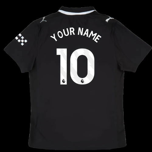 2025-2026 Man City Authentic Away Shirt (Your Name)