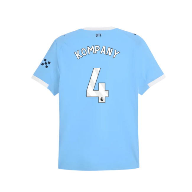 2025-2026 Man City Authentic Home Shirt (Kompany 4)