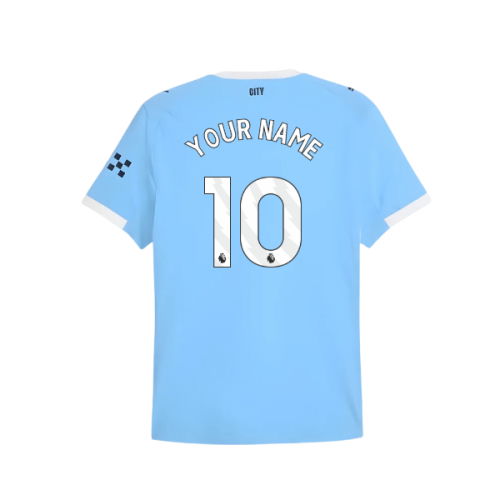 2025-2026 Man City Authentic Home Shirt (Your Name)
