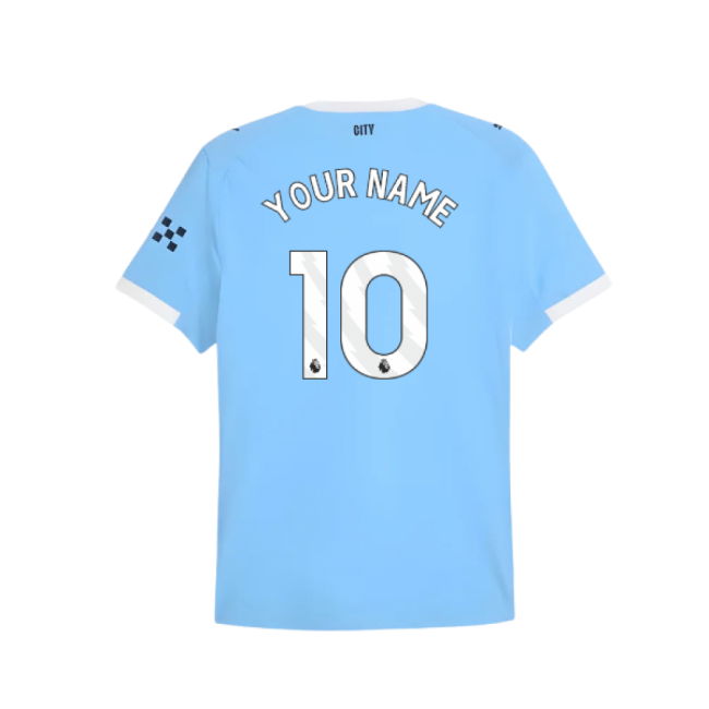 2025-2026 Man City Authentic Home Shirt (Your Name)