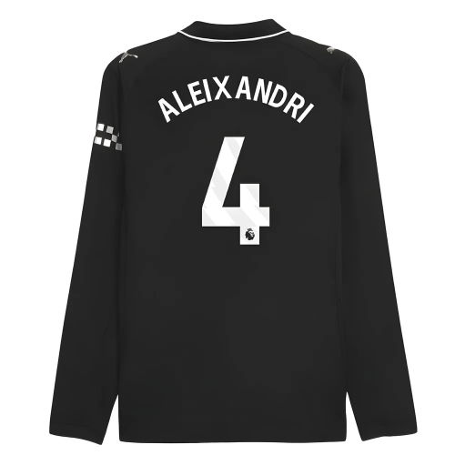 2025-2026 Man City Authentic Long Sleeve Away Shirt (Aleixandri 4)