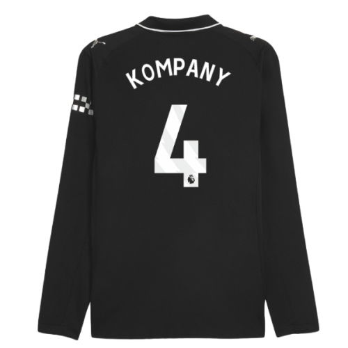 2025-2026 Man City Authentic Long Sleeve Away Shirt (Kompany 4)