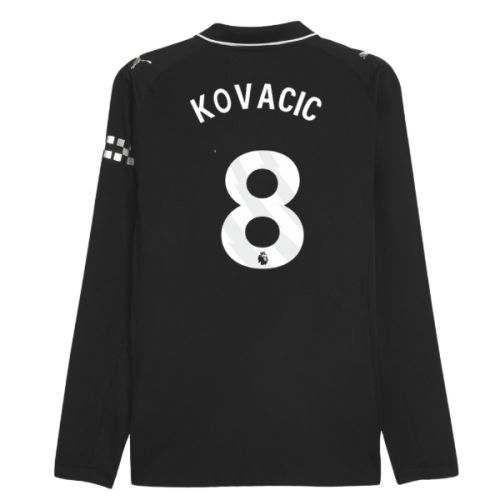 2025-2026 Man City Authentic Long Sleeve Away Shirt (Kovacic 8)