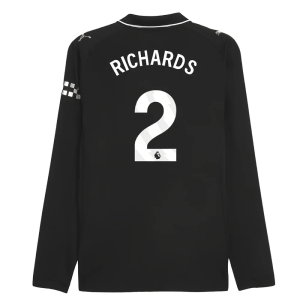 2025-2026 Man City Authentic Long Sleeve Away Shirt (Richards 2)