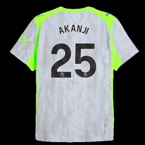 2025-2026 Man City Authentic Third Shirt (Akanji 25)