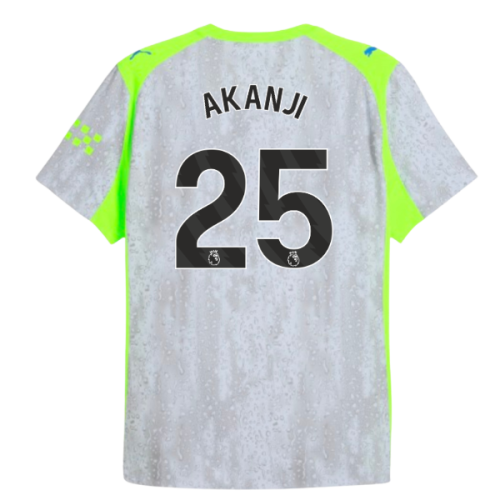 2025-2026 Man City Authentic Third Shirt (Akanji 25)  2025-2026 Man City Authentic Third Shirt (Akanji 25)