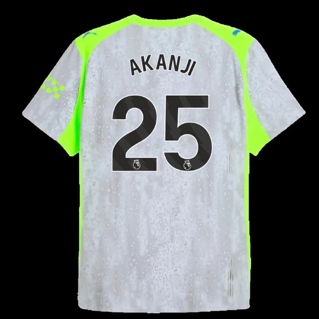 2025-2026 Man City Authentic Third Shirt (Akanji 25)